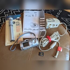 Fujifilm Fine Pix A120 digital camera and accessories